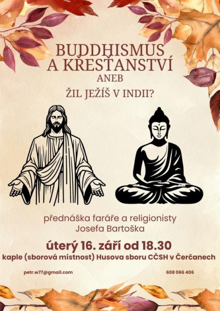 Josef Bartošek: Buddhismus a křesťanství. Čerčany, 16.9.2025